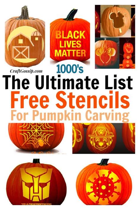 Printable Pumpkin Carving Patterns Advanced