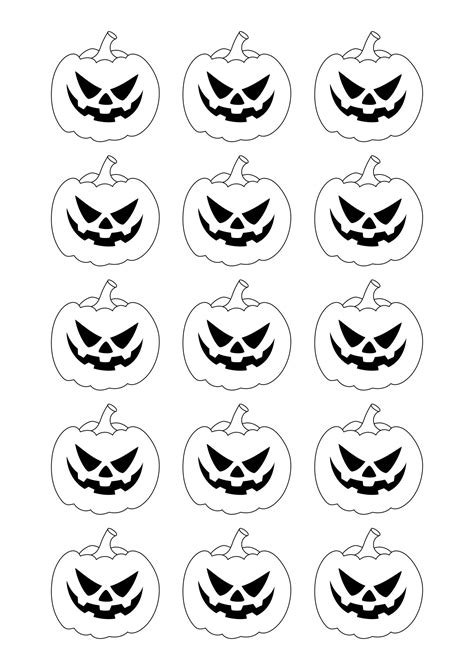 Printable Pumpkin Templates For Small Pumpkins
