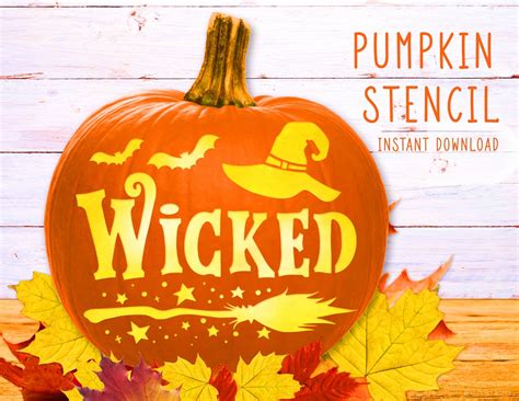 Printable Pumpkin Templates Wicked