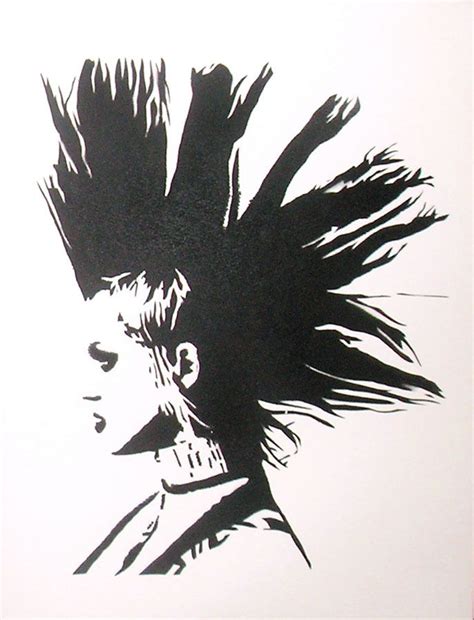 Printable Punk Rock Stencils