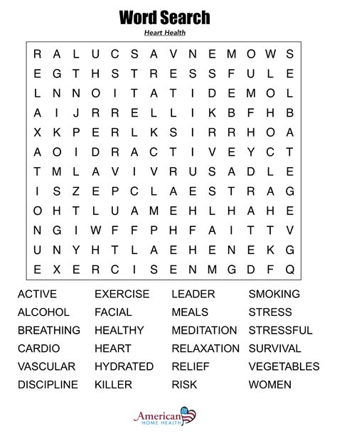 Screenshot of printable puzzles word search crossword template in use
