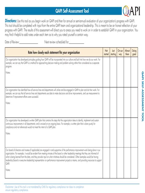 Printable Qapi Template For Nursing Homes