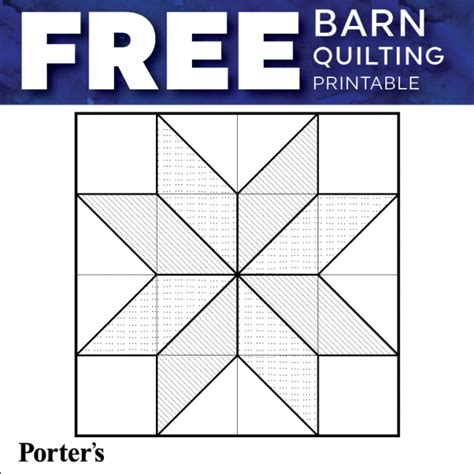 Printable Quilt Patterns For Barn Art