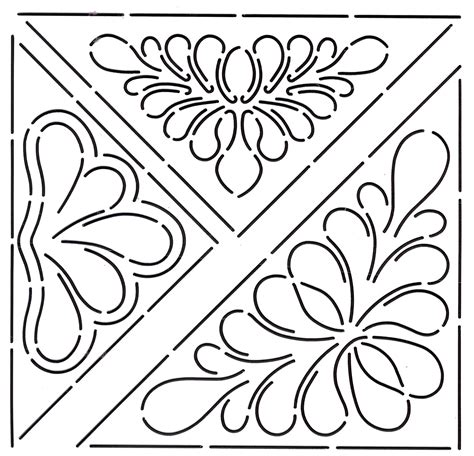 Printable Quilt Stencil