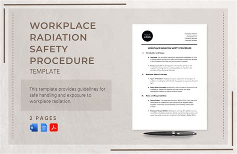 Printable Radiation Safety Procedures