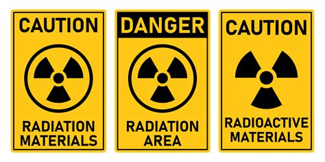 Printable Radiation Warning Sign
