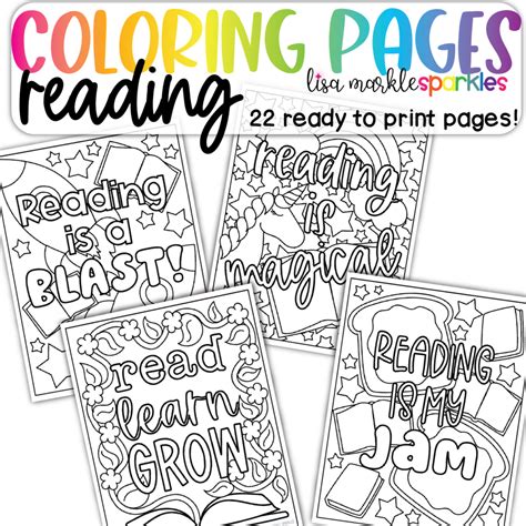 Printable Reading Color Page