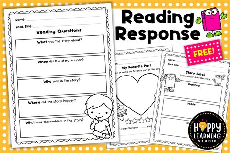 Printable Reading Response Template