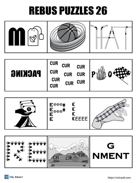 Printable Rebus Puzzles Pdf