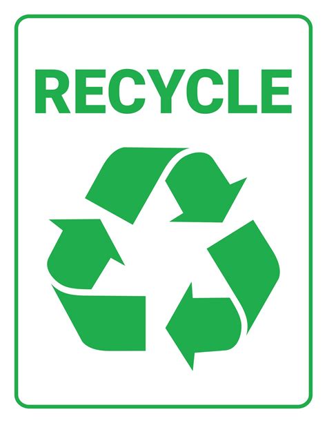 Printable Recycle Symbol Pdf