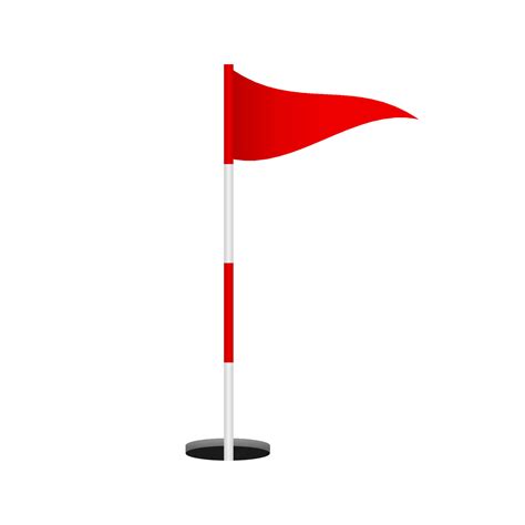 Printable Red Golf Flags