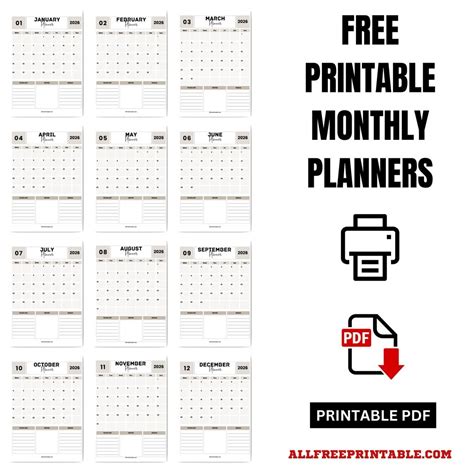 Printable Red Planner Free