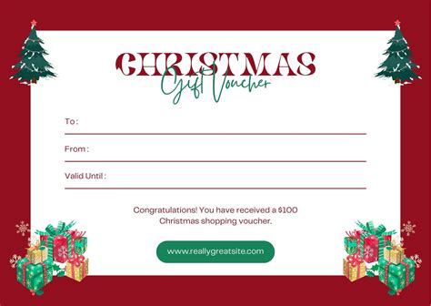 Printable Redeemable Certificate Xmas Servent