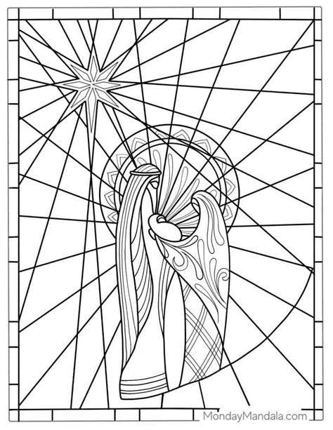 Printable Religious Stained Glass Patterns