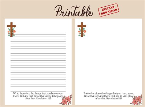 Printable Religious Stationery