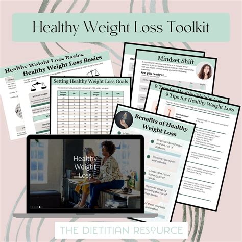 Printable Resource Material On Weight Controlliving Healthy