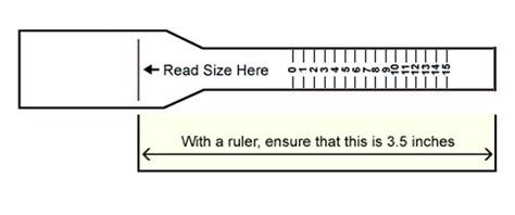 Printable Ring Sizer Ruler