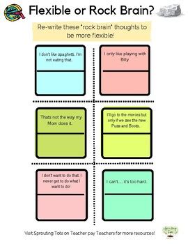 Printable Rock Brain Worksheets