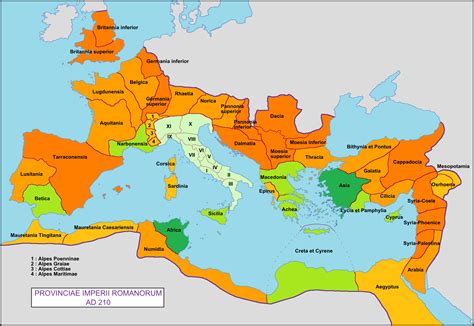 printable roman empire map