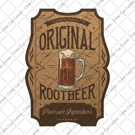 Printable Root Beer Label