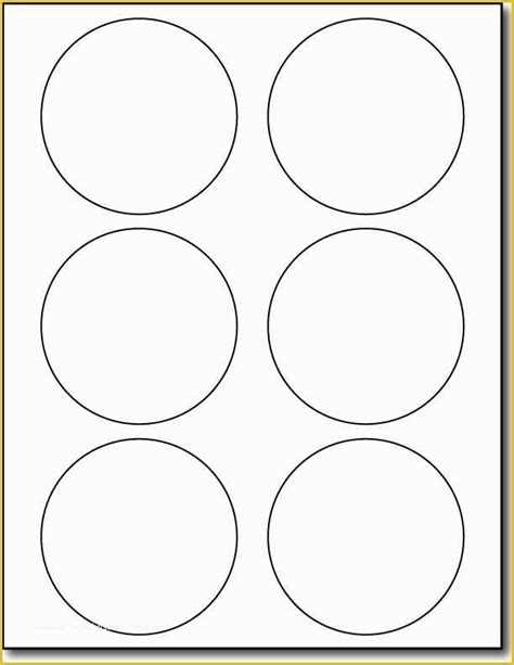 Printable Round Sticker Label Templates