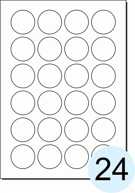 Printable Round Templates 40 Mm