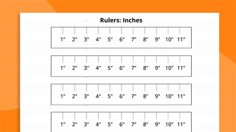 Printable Rule With .S Of An Inch