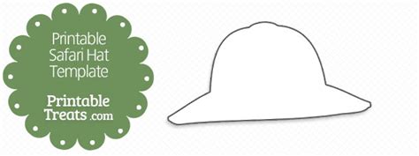 Printable Safari Hat Template