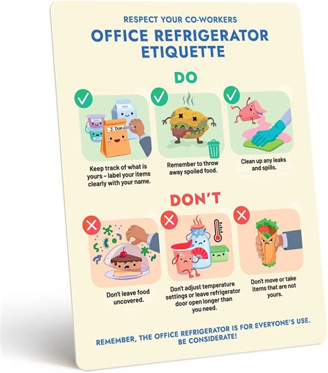 Printable Safety Refridgerator Card