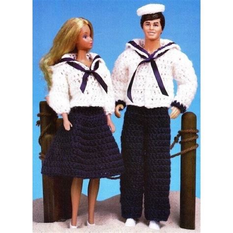Printable Sailor Uniform Pattern For Ken Dolls