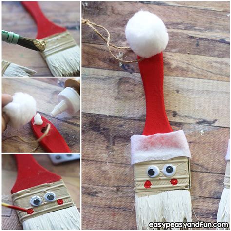 Printable Santa Paint Brushes Instructions