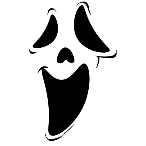 Printable Scary Ghost Faces