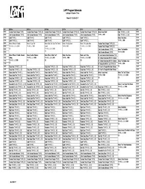 Printable Schedule Laff Tv