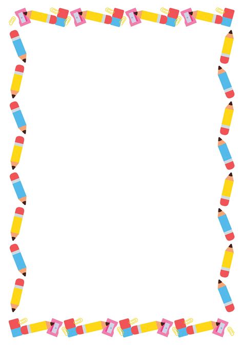Printable School Border For Paper