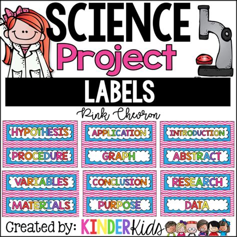 Printable Science Board Labels