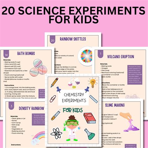 Printable Science Experiments For Kids