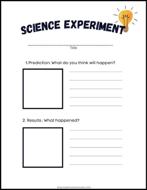 Printable Science Experiments For Showing The Scientific Method
