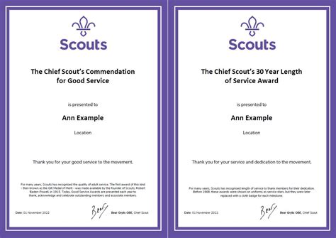 Printable Scout Church Service