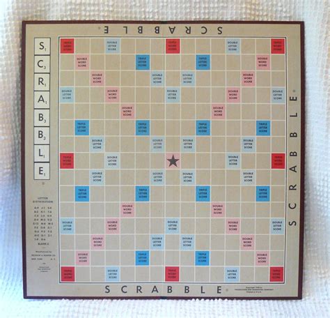 Printable Scrabble Board Template