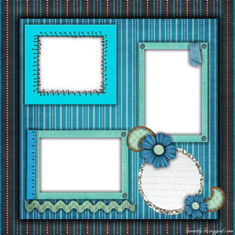 Printable Scrapbook Page Layouts