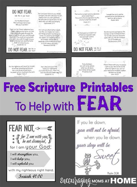 Printable Scripture On Do Not Fear