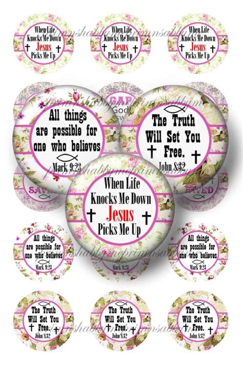 Printable Scripture Verses For Bottle Caps