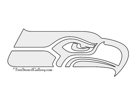 Printable Seahawk Pumpkin Carving