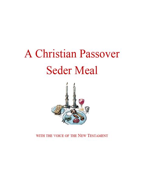 Printable Seder Meal Script