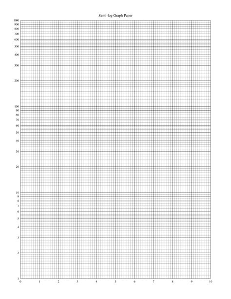 Printable Semi Log Graph