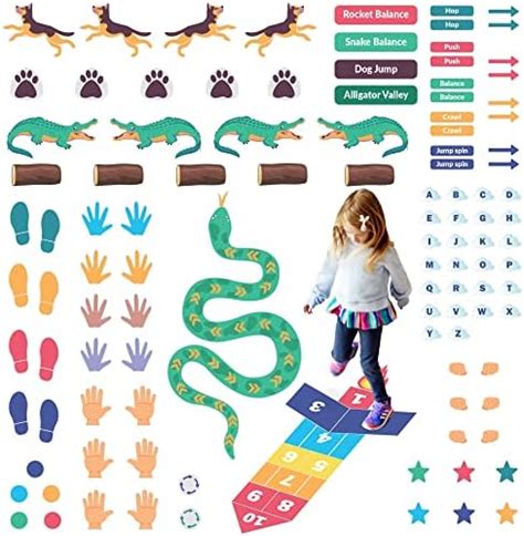 Printable Sensory Floor Tip Toe Loop