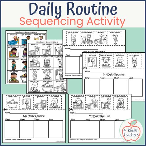 Printable Sequencing Daily Activities