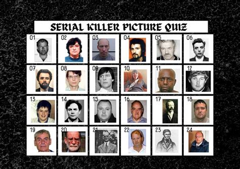 Printable Serial Killer Quiz