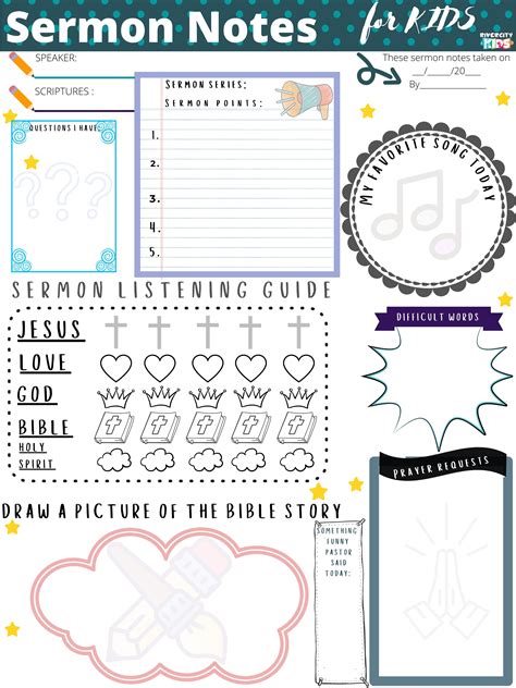 Printable Sermon Notes Image Is Everything
