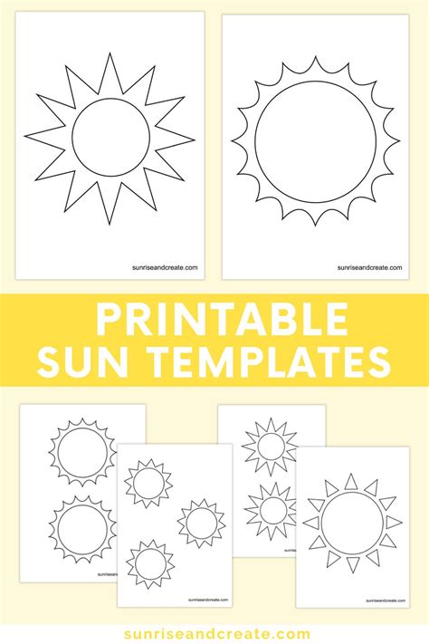 Printable Shape Of The Sun